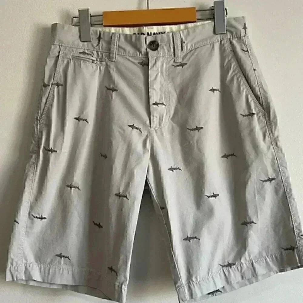 Men’s Old Navy  Shark Print Shorts~Size 29